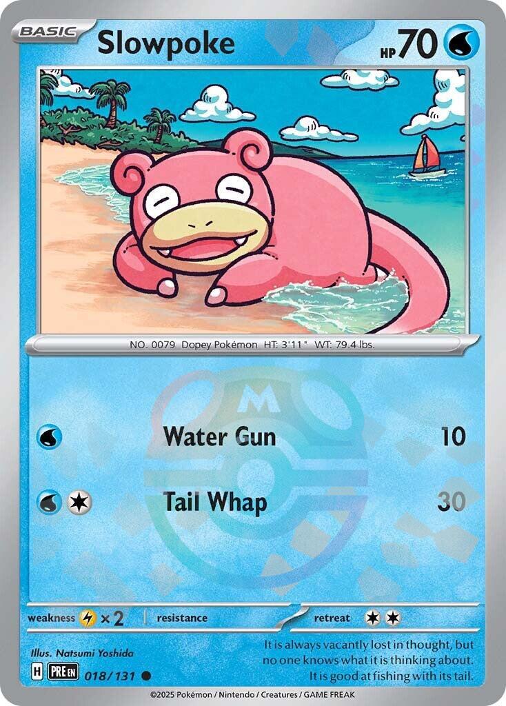 Slowpoke (018/131) (Master Ball Pattern) [Scarlet & Violet: Prismatic Evolutions] | Exor Games Dartmouth
