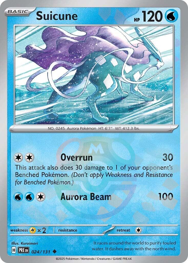 Suicune (024/131) (Master Ball Pattern) [Scarlet & Violet: Prismatic Evolutions] | Exor Games Dartmouth