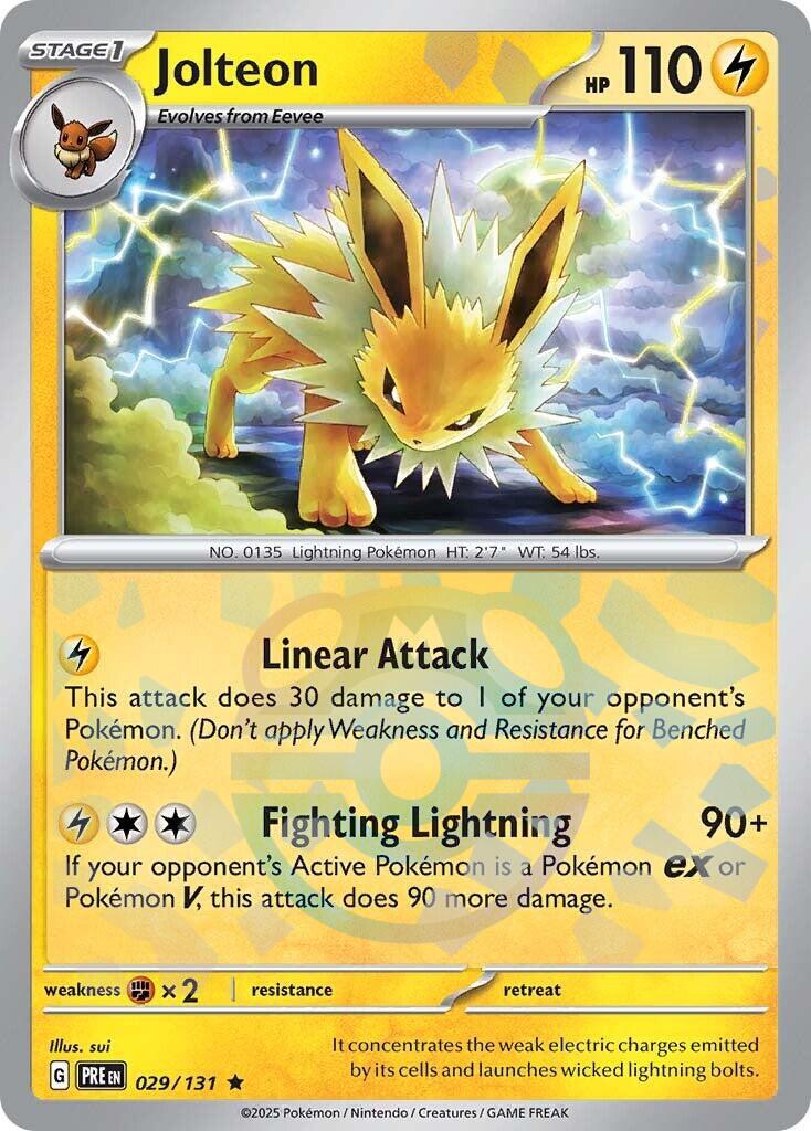 Jolteon (029/131) (Master Ball Pattern) [Scarlet & Violet: Prismatic Evolutions] | Exor Games Dartmouth