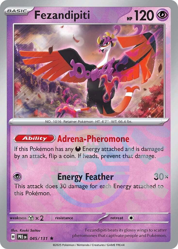 Fezandipiti (045/131) (Master Ball Pattern) [Scarlet & Violet: Prismatic Evolutions] | Exor Games Dartmouth