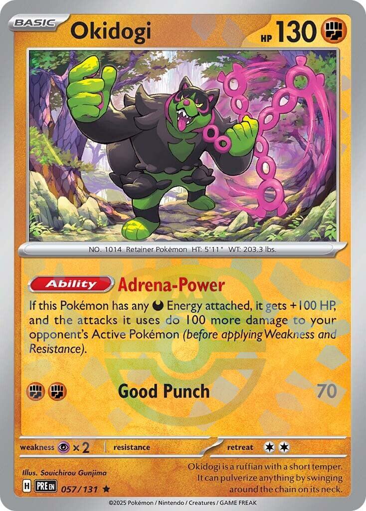 Okidogi (057/131) (Master Ball Pattern) [Scarlet & Violet: Prismatic Evolutions] | Exor Games Dartmouth