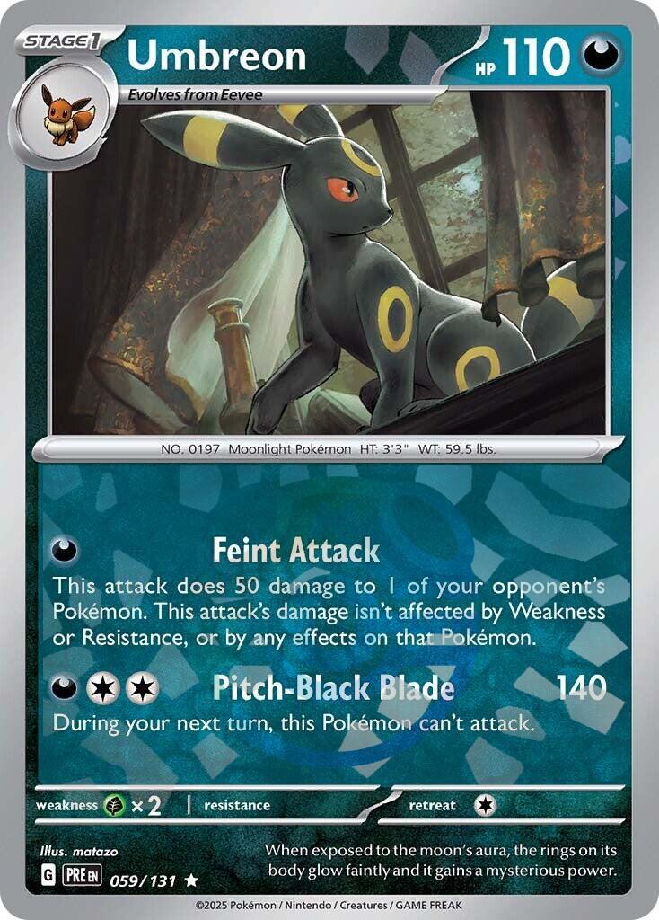 Umbreon (059/131) (Master Ball Pattern) [Scarlet & Violet: Prismatic Evolutions] | Exor Games Dartmouth