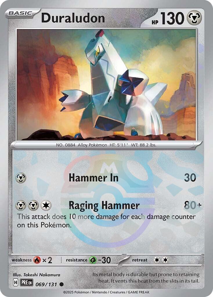 Duraludon (069/131) (Master Ball Pattern) [Scarlet & Violet: Prismatic Evolutions] | Exor Games Dartmouth