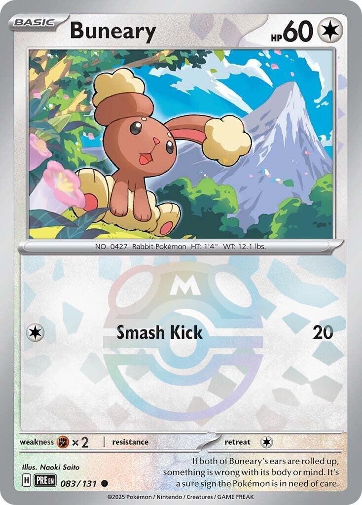 Buneary (083/131) (Master Ball Pattern) [Scarlet & Violet: Prismatic Evolutions] | Exor Games Dartmouth