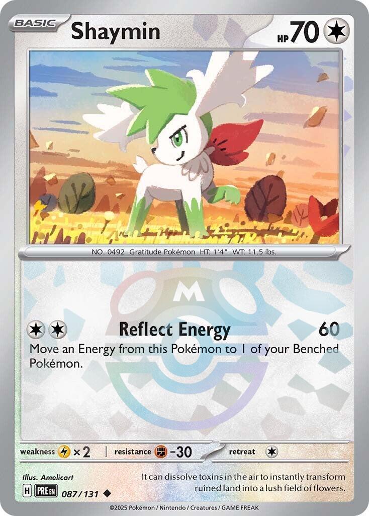 Shaymin (087/131) (Master Ball Pattern) [Scarlet & Violet: Prismatic Evolutions] | Exor Games Dartmouth