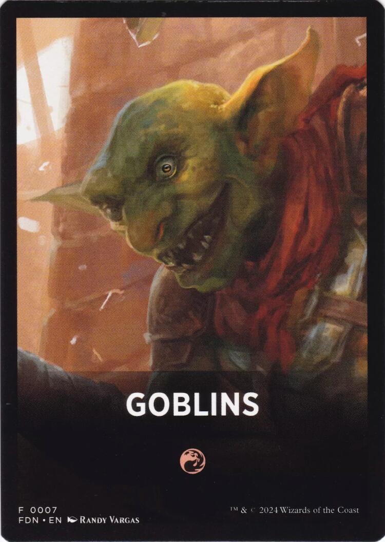 Goblins Theme Card [Foundations Tokens] | Exor Games Dartmouth