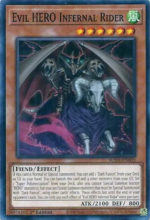 Evil HERO Infernal Rider [SUDA-EN003] Common | Exor Games Dartmouth