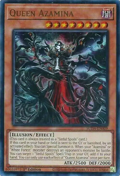 Queen Azamina [SUDA-EN009] Ultra Rare | Exor Games Dartmouth