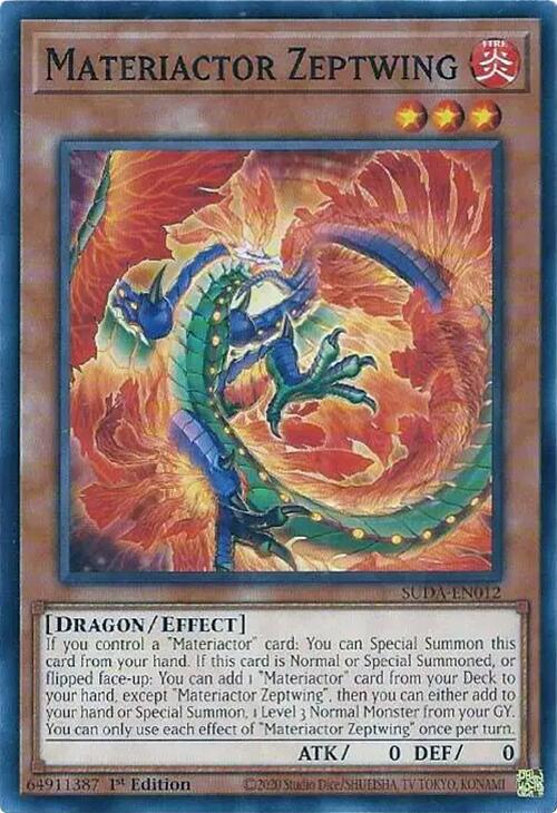 Materiactor Zeptwing [SUDA-EN012] Common | Exor Games Dartmouth