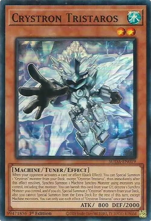 Crystron Tristaros [SUDA-EN019] Super Rare | Exor Games Dartmouth