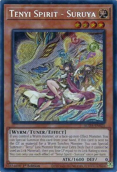 Tenyi Spirit - Suruya [SUDA-EN021] Secret Rare | Exor Games Dartmouth