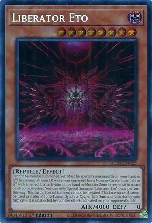 Liberator Eto [SUDA-EN023] Secret Rare | Exor Games Dartmouth
