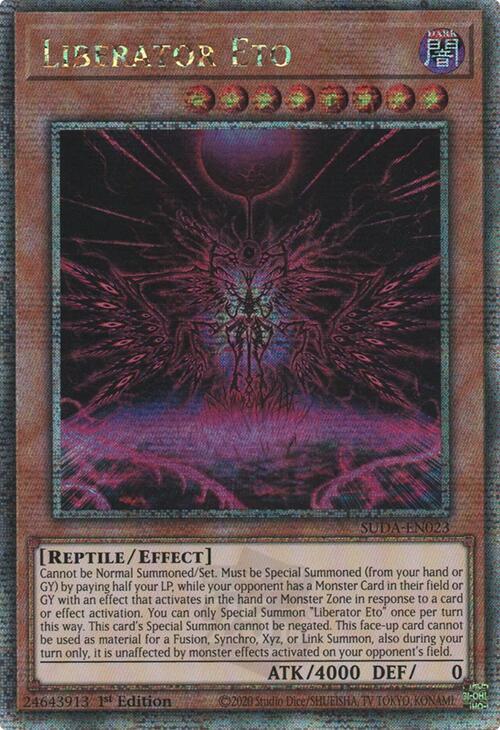 Liberator Eto (Quarter Century Secret Rare) [SUDA-EN023] Quarter Century Secret Rare | Exor Games Dartmouth