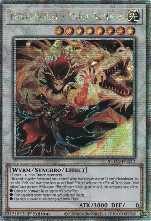 Tenyi Spirit - Mula Adhara (Quarter Century Secret Rare) [SUDA-EN042] Quarter Century Secret Rare | Exor Games Dartmouth