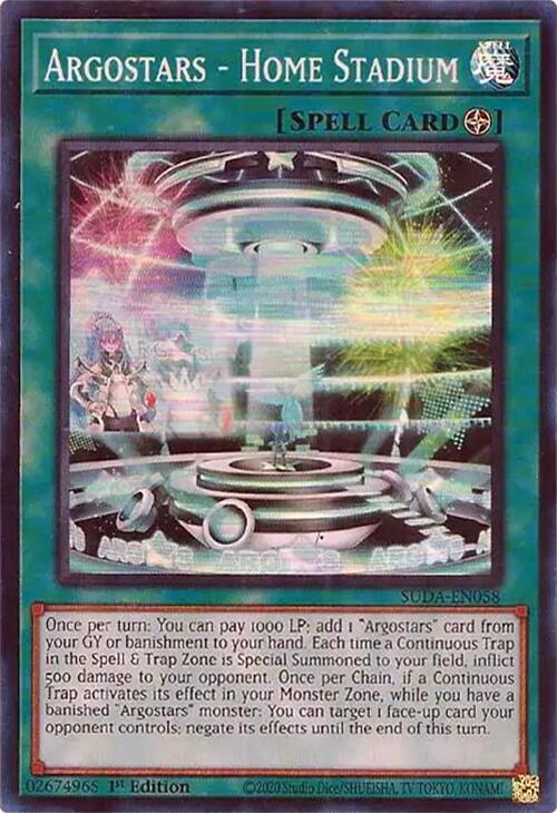 Argostars - Home Stadium [SUDA-EN058] Super Rare | Exor Games Dartmouth