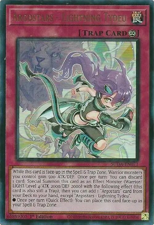 Argostars - Lightning Tydeu [SUDA-EN071] Ultra Rare | Exor Games Dartmouth