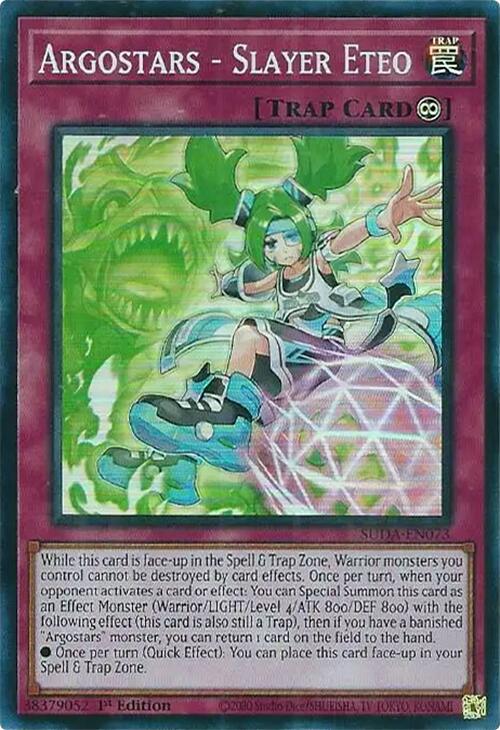 Argostars - Slayer Eteo [SUDA-EN073] Super Rare | Exor Games Dartmouth