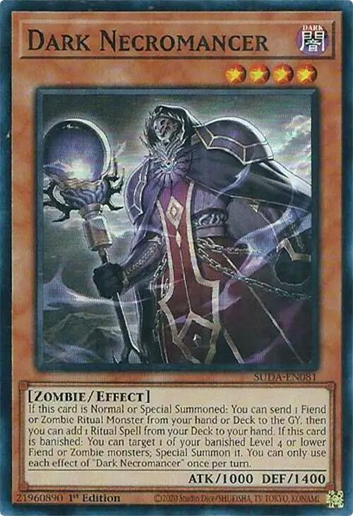 Dark Necromancer [SUDA-EN081] Super Rare | Exor Games Dartmouth