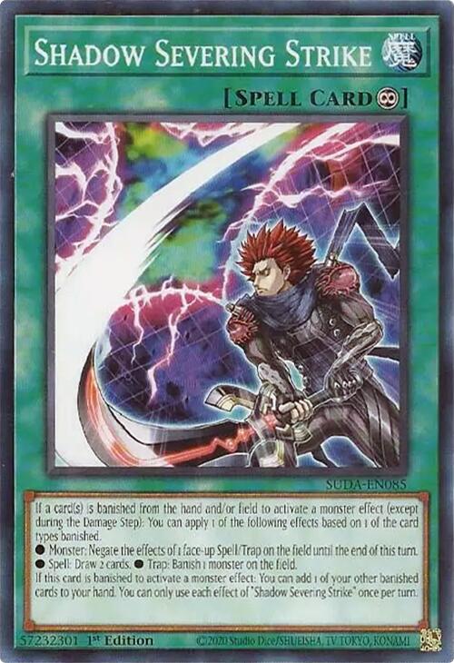 Shadow Severing Strike [SUDA-EN085] Common | Exor Games Dartmouth