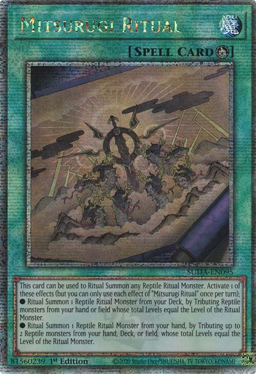 Mitsurugi Ritual (Quarter Century Secret Rare) [SUDA-EN095] Quarter Century Secret Rare | Exor Games Dartmouth