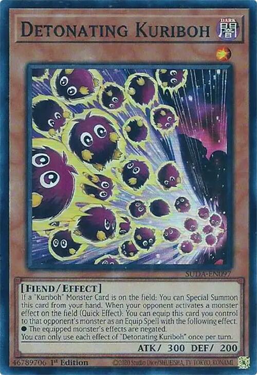 Detonating Kuriboh [SUDA-EN097] Super Rare | Exor Games Dartmouth