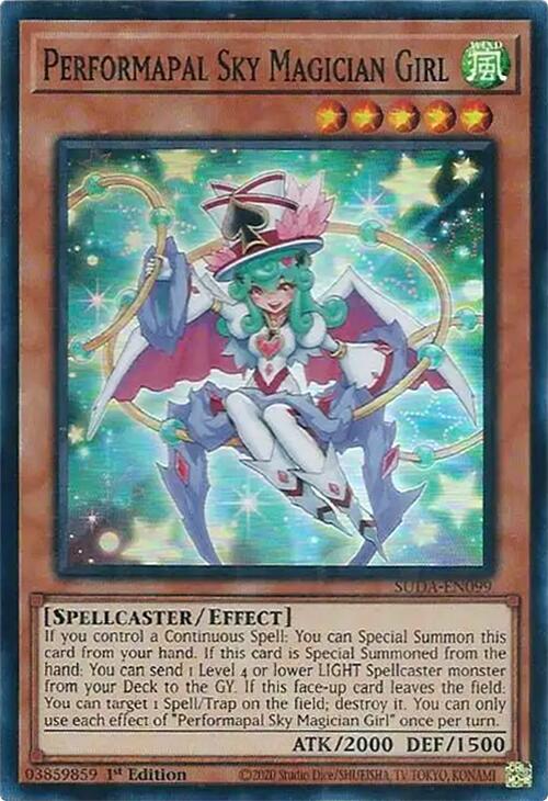 Performapal Sky Magician Girl [SUDA-EN099] Super Rare | Exor Games Dartmouth
