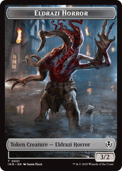 Eldrazi Horror // Human Soldier (0003) Double-Sided Token [Innistrad Remastered Tokens] | Exor Games Dartmouth