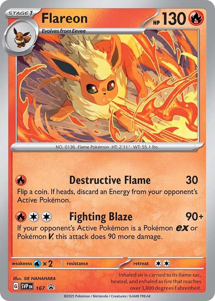 Flareon (SVP167) [Scarlet & Violet: Black Star Promos] | Exor Games Dartmouth