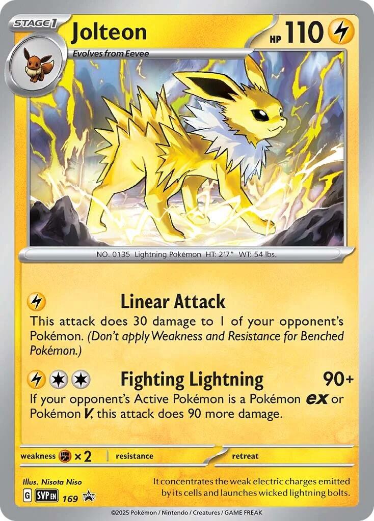 Jolteon (SVP169) [Scarlet & Violet: Black Star Promos] | Exor Games Dartmouth