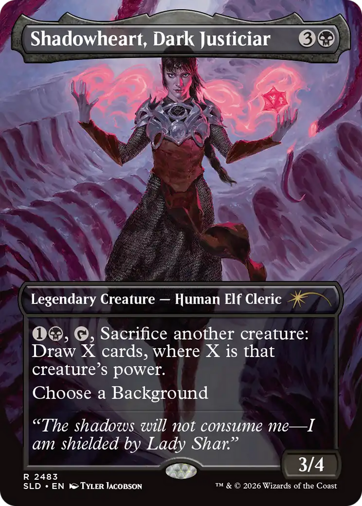 Shadowheart, Dark Justiciar [Secret Lair Drop Series] | Exor Games Dartmouth