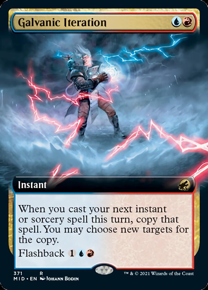 Galvanic Iteration (Extended Art) [Innistrad: Midnight Hunt] | Exor Games Dartmouth