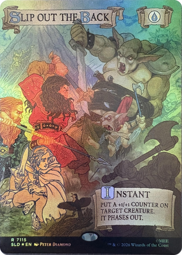 Slip Out the Back (Out Of Sight Foil) [Secret Lair Drop Series] | Exor Games Dartmouth