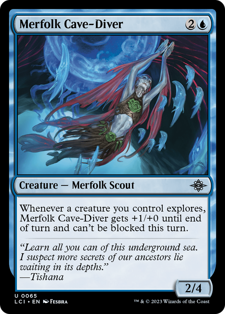 Merfolk Cave-Diver [The Lost Caverns of Ixalan] | Exor Games Dartmouth