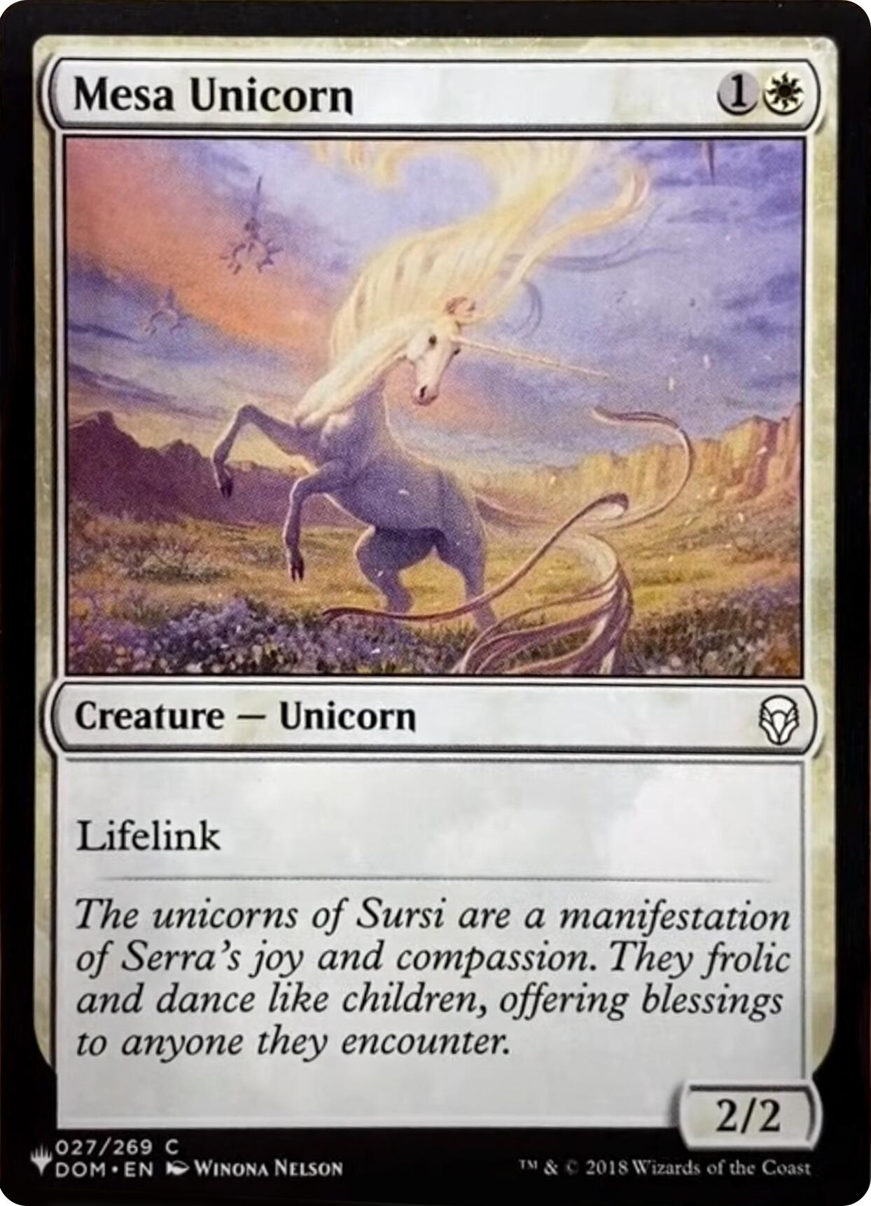 Mesa Unicorn [The List] | Exor Games Dartmouth