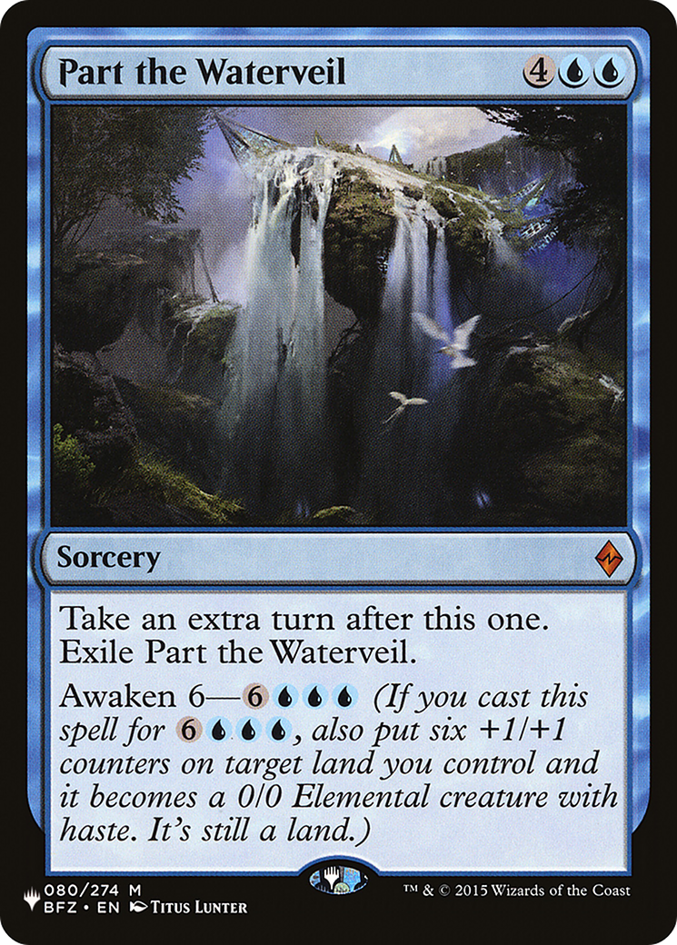 Part the Waterveil [The List] | Exor Games Dartmouth