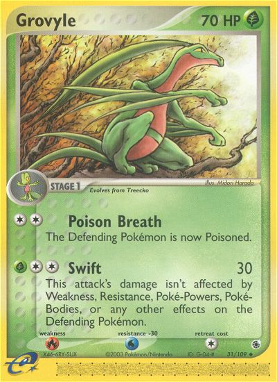 Grovyle (31/109) [EX: Ruby & Sapphire] | Exor Games Dartmouth