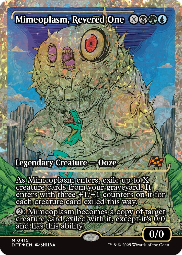 Mimeoplasm, Revered One (Showcase Fracture Foil) (Japanese) [Aetherdrift] | Exor Games Dartmouth