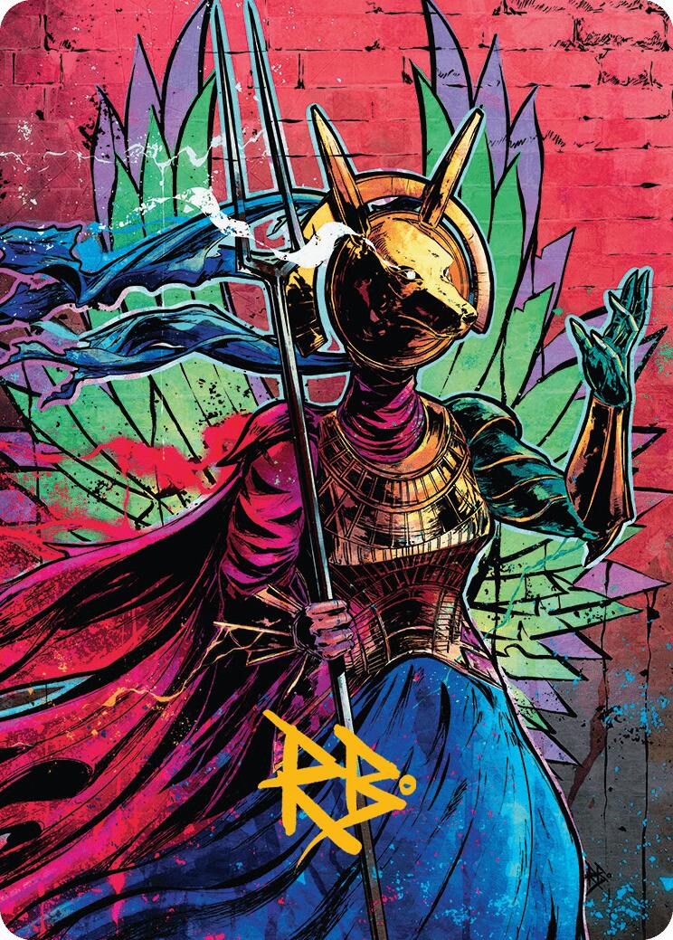 Hazoret, Godseeker Art Card (Gold-Stamped Signature) [Aetherdrift Art Series] | Exor Games Dartmouth