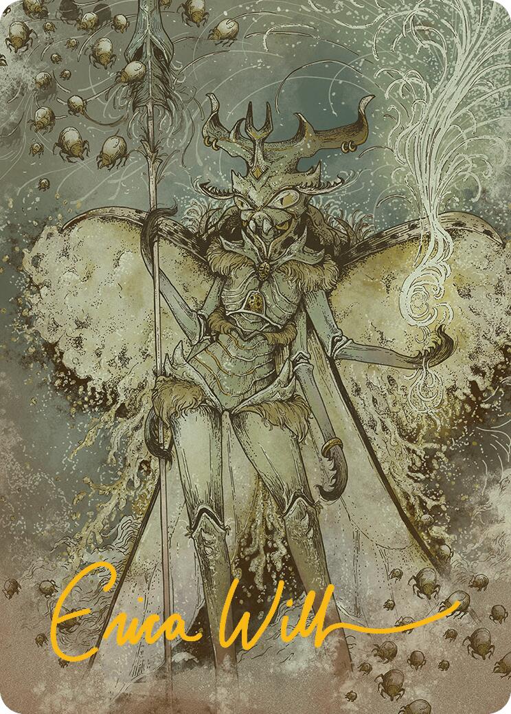 Aatchik, Emerald Radian Art Card (6/54) (Gold-Stamped Signature) [Aetherdrift Art Series] | Exor Games Dartmouth