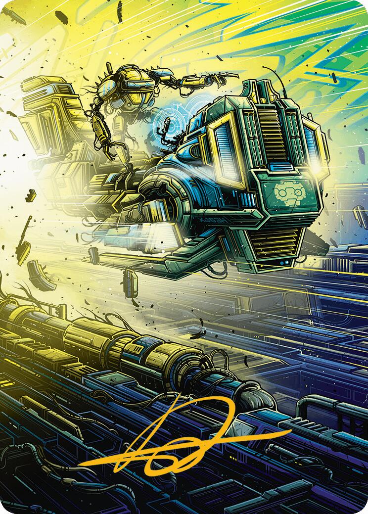 Guidelight Pathmaker Art Card (Gold-Stamped Signature) [Aetherdrift Art Series] | Exor Games Dartmouth