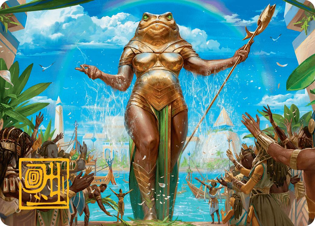 Sab-Sunen, Luxa Embodied Art Card (Gold-Stamped Signature) [Aetherdrift Art Series] | Exor Games Dartmouth