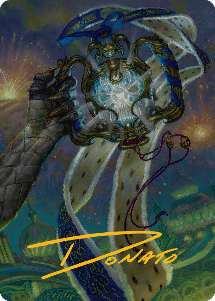 The Aetherspark Art Card (Gold-Stamped Signature) [Aetherdrift Art Series] | Exor Games Dartmouth