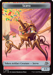 Servo // Thopter (0009) Double-Sided Token [Aetherdrift Tokens] | Exor Games Dartmouth