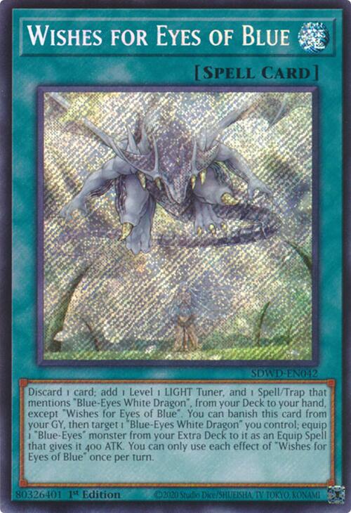 Wishes for Eyes of Blue (Secret Rare) [SDWD-EN042] Secret Rare | Exor Games Dartmouth