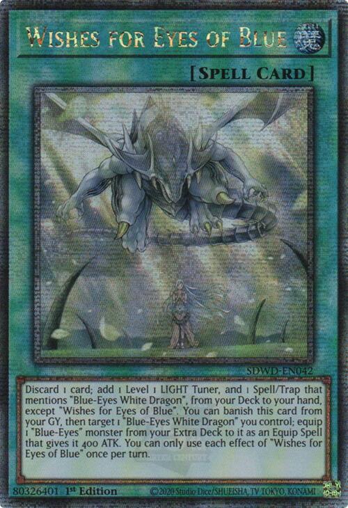 Wishes for Eyes of Blue (Quarter Century Secret Rare) [SDWD-EN042] Quarter Century Secret Rare | Exor Games Dartmouth