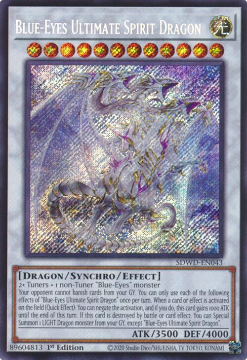 Blue-Eyes Ultimate Spirit Dragon (Secret Rare) [SDWD-EN043] Secret Rare | Exor Games Dartmouth