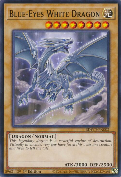 Blue-Eyes White Dragon [SDWD-EN003] Common | Exor Games Dartmouth