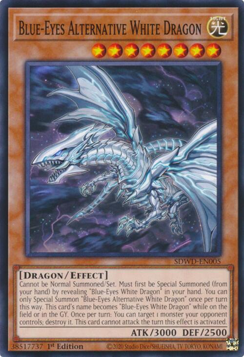 Blue-Eyes Alternative White Dragon [SDWD-EN005] Common | Exor Games Dartmouth