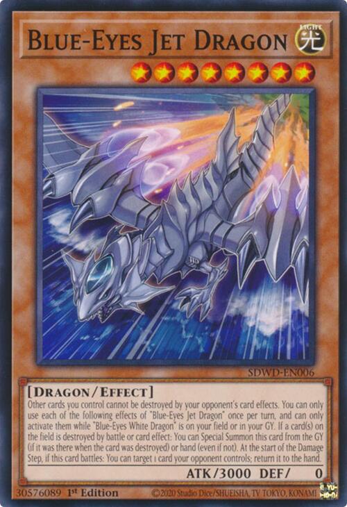 Blue-Eyes Jet Dragon [SDWD-EN006] Common | Exor Games Dartmouth