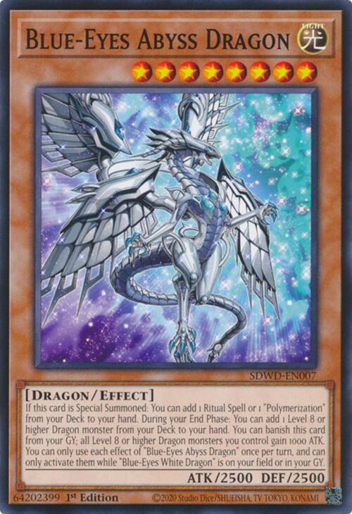 Blue-Eyes Abyss Dragon [SDWD-EN007] Common | Exor Games Dartmouth